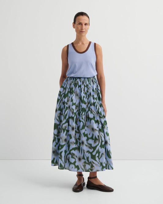 kowtow | Poet Skirt | Misty Floral | Palm Boutique