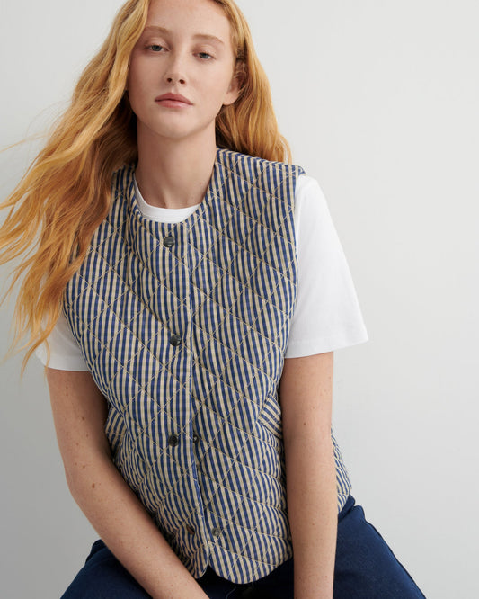 kowtow | Quilter Vest | Landscape Check | Palm Boutique