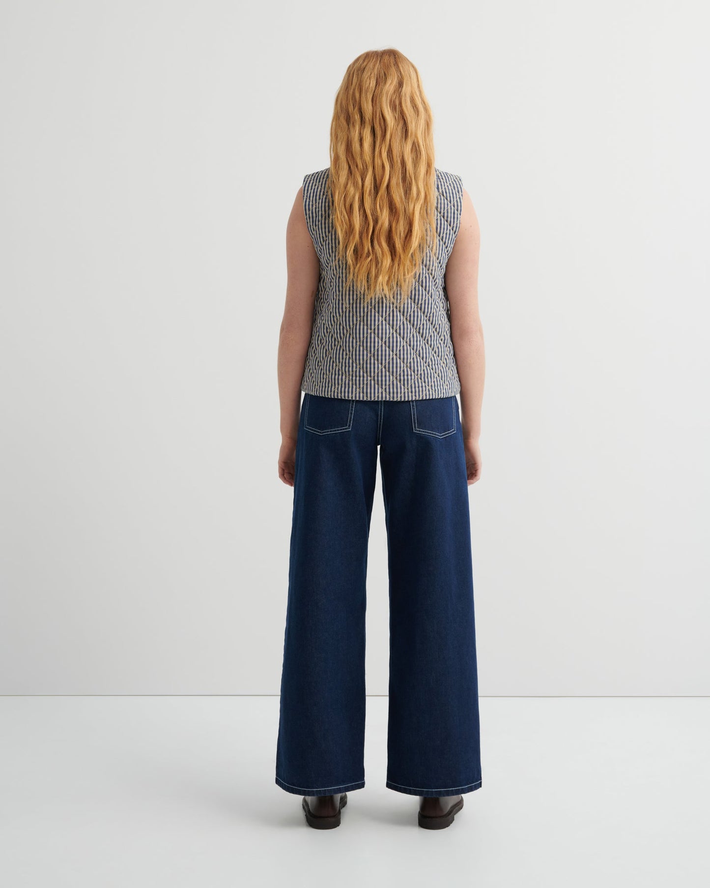 kowtow | Quilter Vest | Landscape Check | Palm Boutique