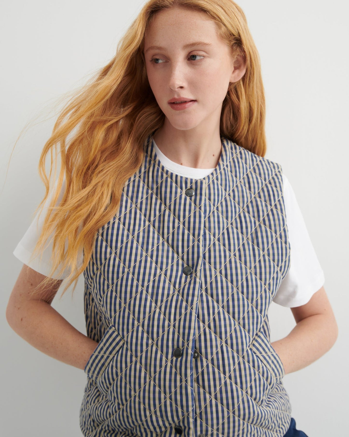 kowtow | Quilter Vest | Landscape Check | Palm Boutique