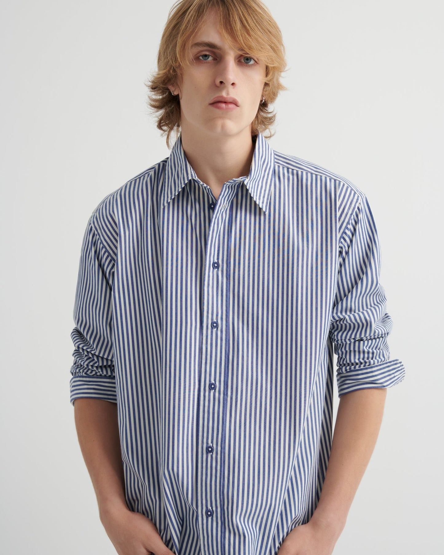 kowtow | Ralph Shirt | Workwear Stripe | Palm Boutique