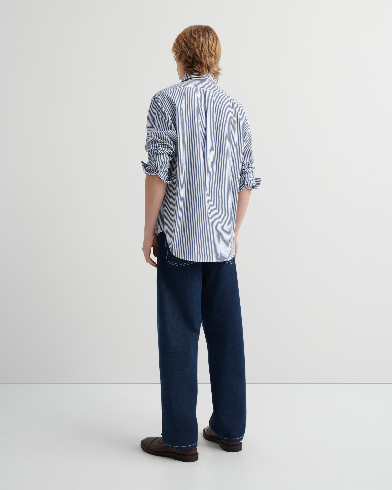 kowtow | Ralph Shirt | Workwear Stripe | Palm Boutique