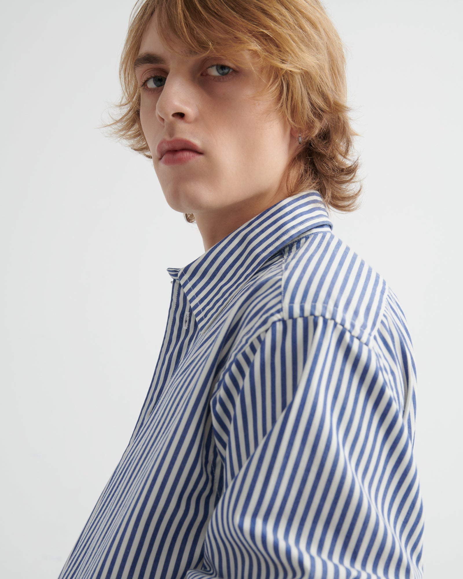 kowtow | Ralph Shirt | Workwear Stripe | Palm Boutique