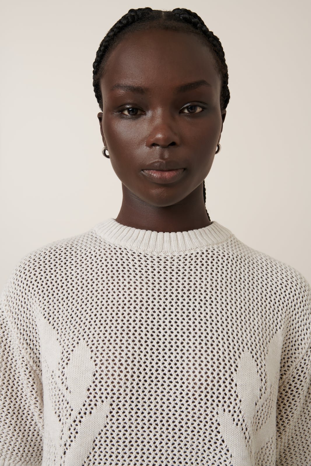 kowtow | Rosa Tee | Oat Melange | Palm Boutique