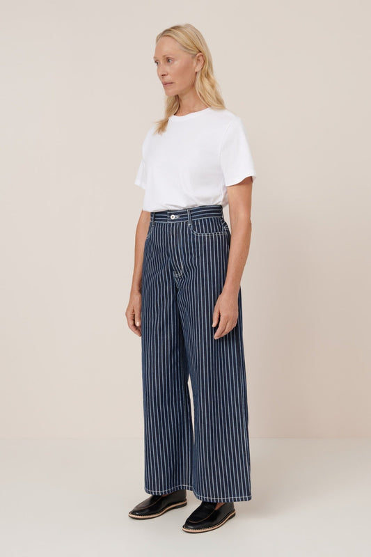kowtow | Sailor Jeans | Chalk Stripe | Palm Boutique