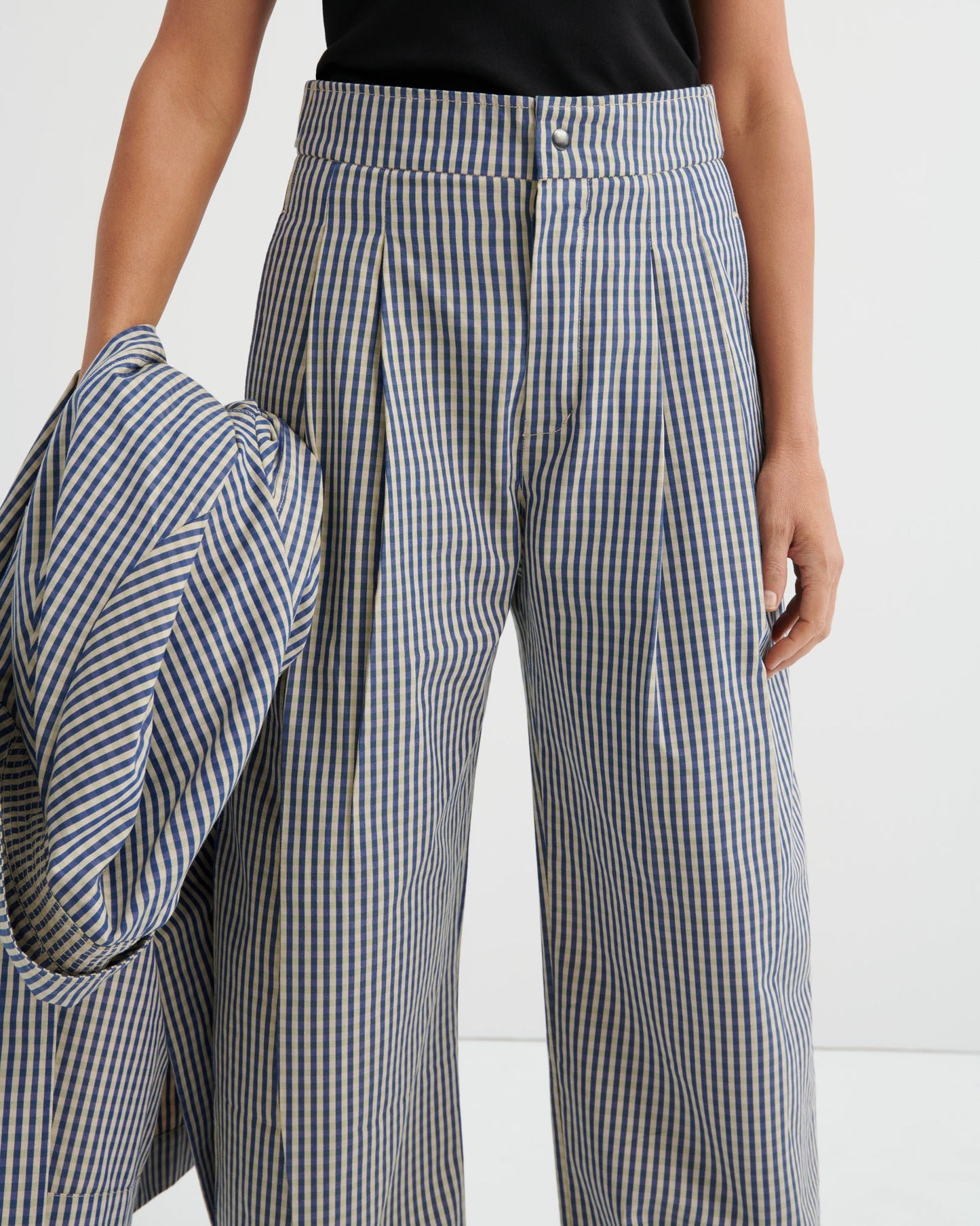 kowtow | Sculpt Pant | Landscape Check | Palm Boutique