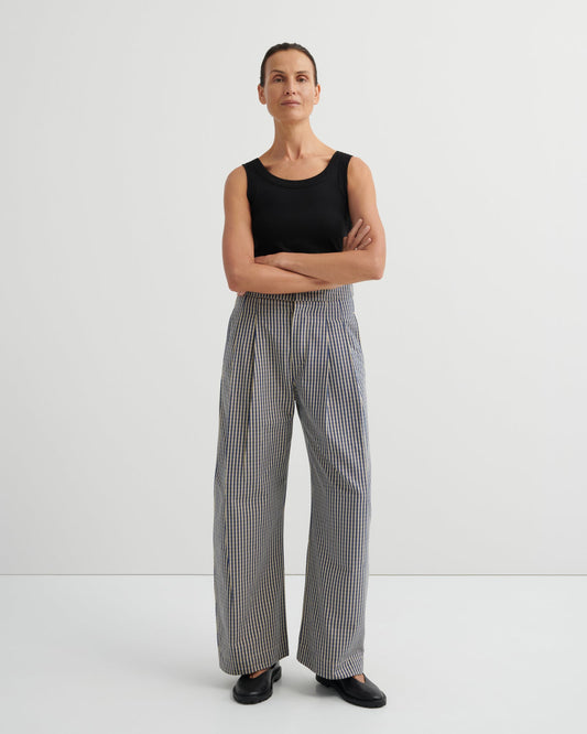 kowtow | Sculpt Pant | Landscape Check | Palm Boutique
