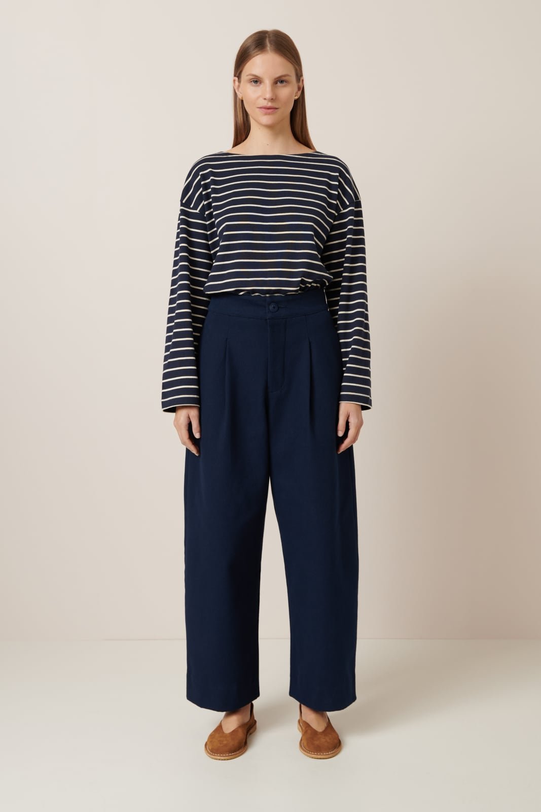 kowtow | Silhouette Pant | Evening Navy | Palm Boutique