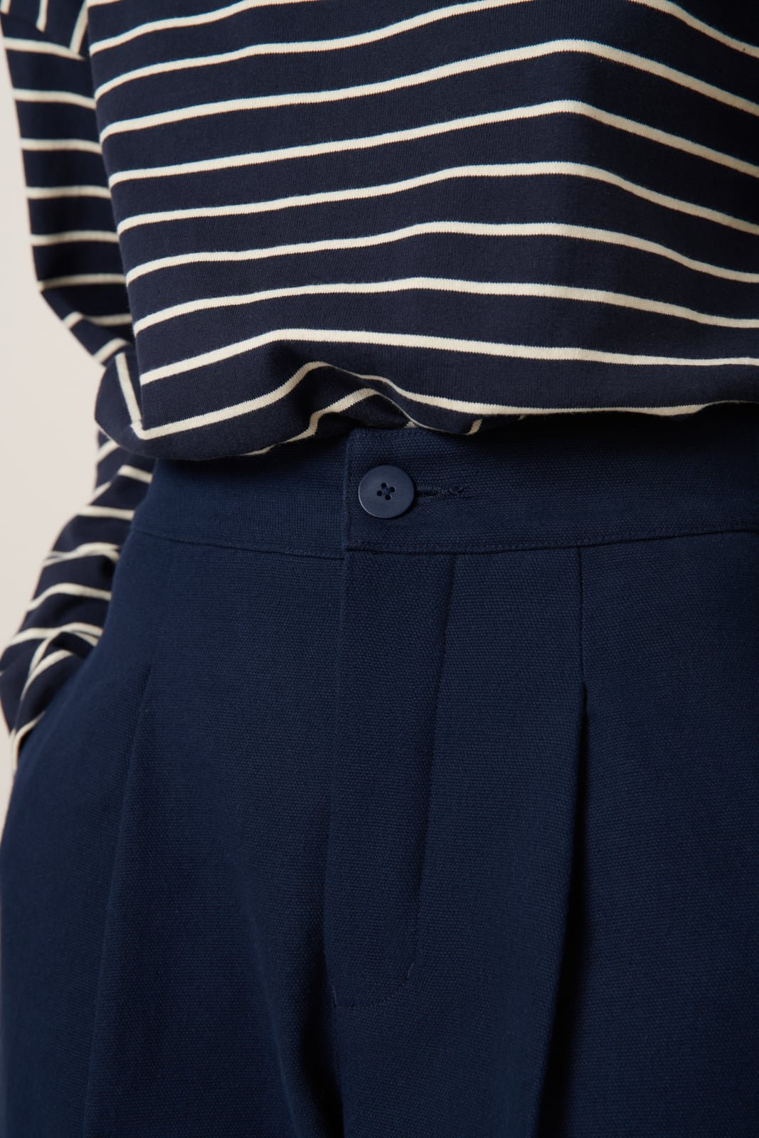 kowtow | Silhouette Pant | Evening Navy | Palm Boutique