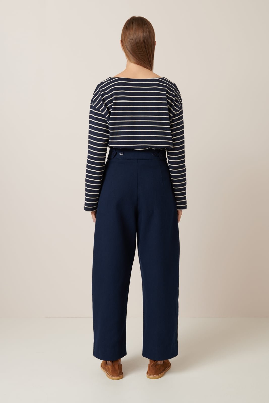 kowtow | Silhouette Pant | Evening Navy | Palm Boutique