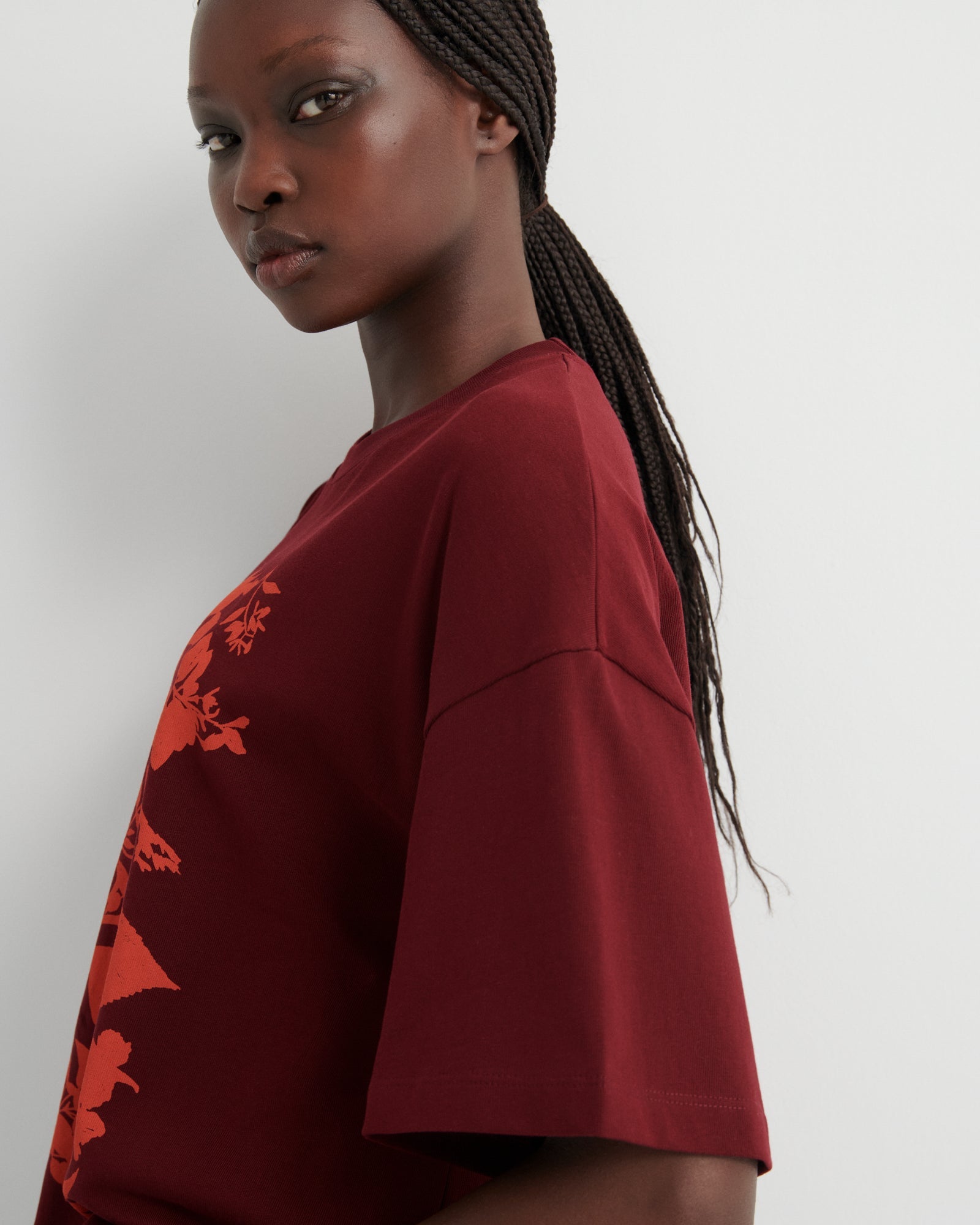 kowtow | Stencil Tee | Maroon | Palm Boutique