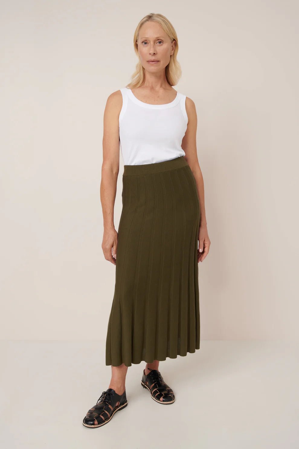kowtow | Sunray Skirt | Ivy | Palm Boutique