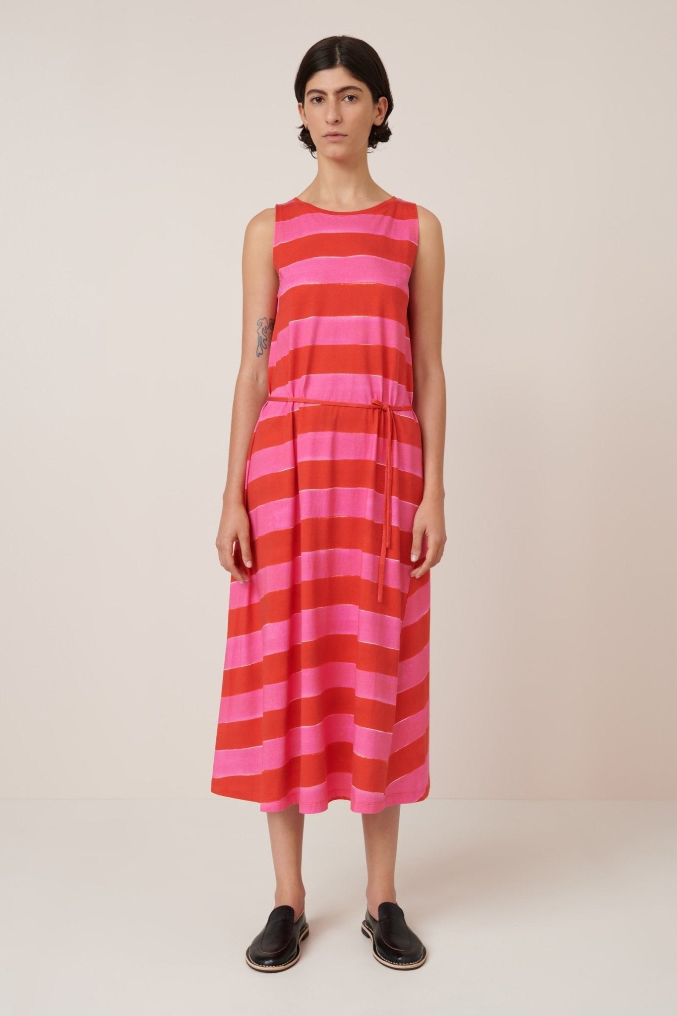 kowtow | Tank Swing Dress | Painted Stripe | Palm Boutique