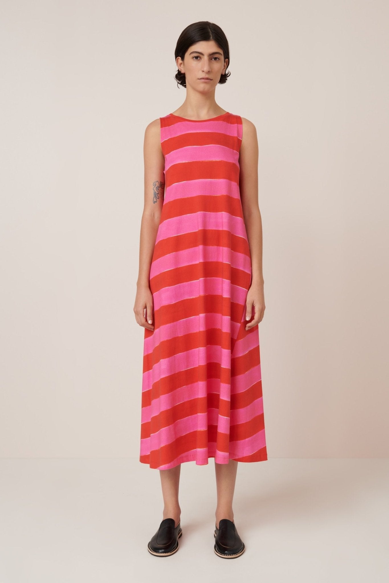 kowtow | Tank Swing Dress | Painted Stripe | Palm Boutique
