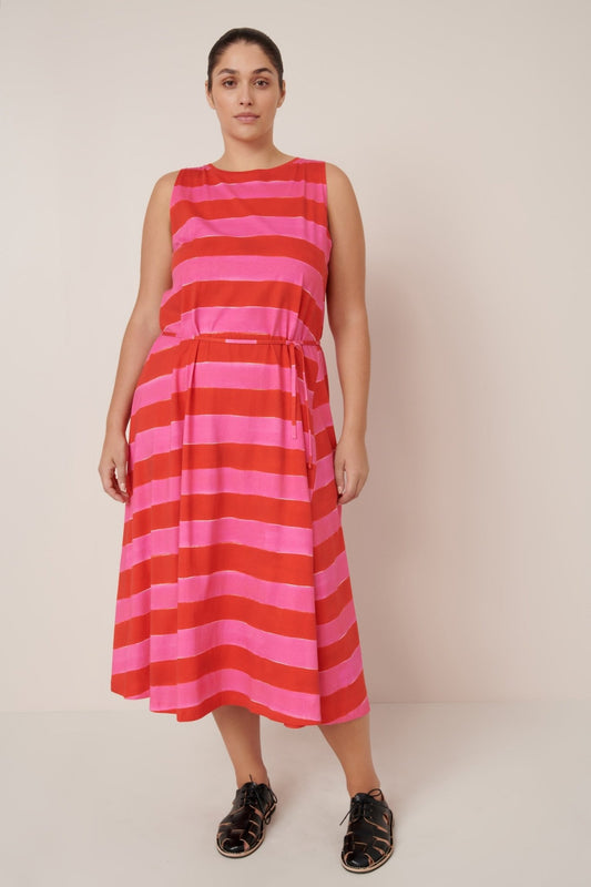kowtow | Tank Swing Dress | Painted Stripe | Palm Boutique