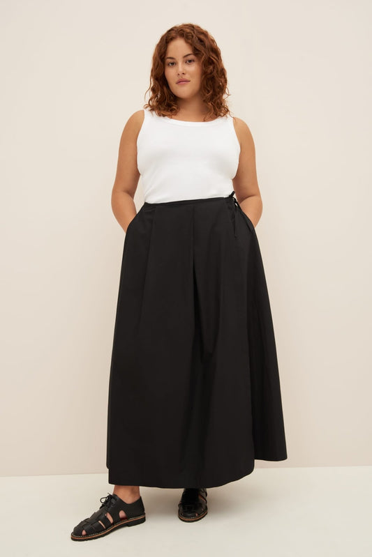 kowtow | Valley Skirt | Black | Palm Boutique