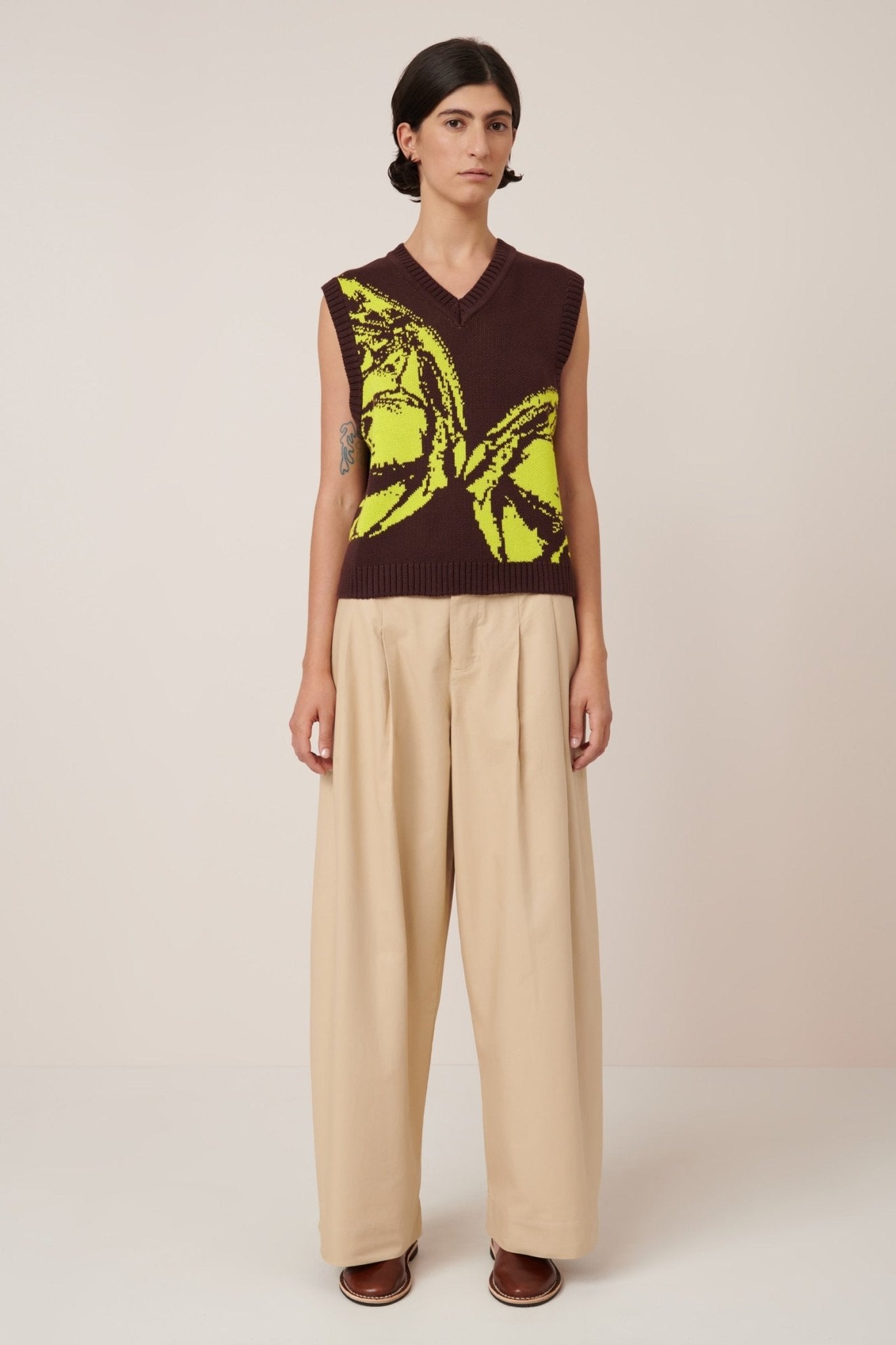kowtow | Wingspan Vest | Mahogany | Palm Boutique