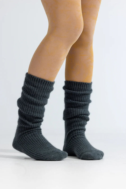 Lela Jacobs | U Long Socks | Midnight | Palm Boutique