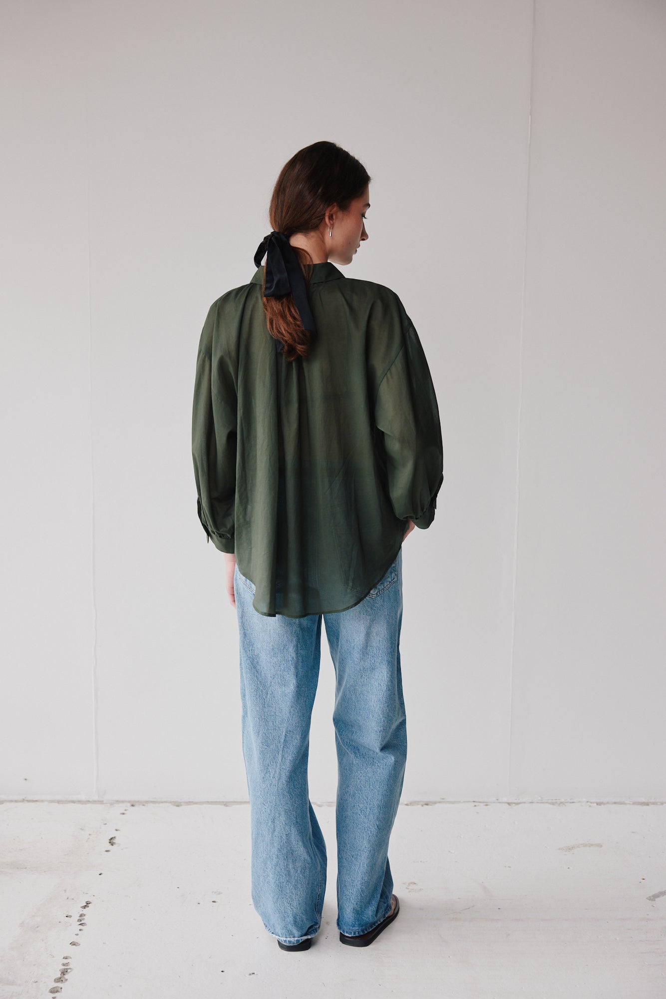 Mahsa | Dune Shirt Cotton Voile | Jungle | Palm Boutique