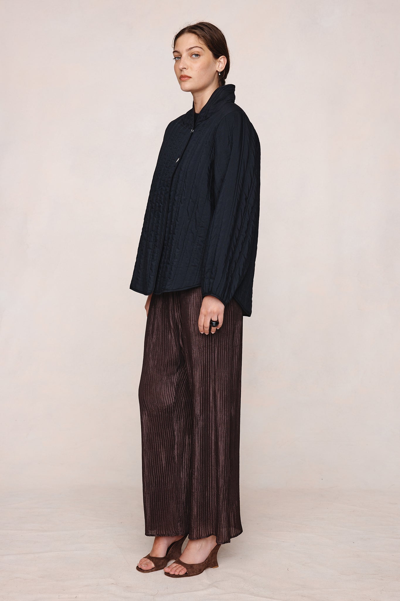 Marle | Agnes Jacket | Black/Tapenade | Palm Boutique