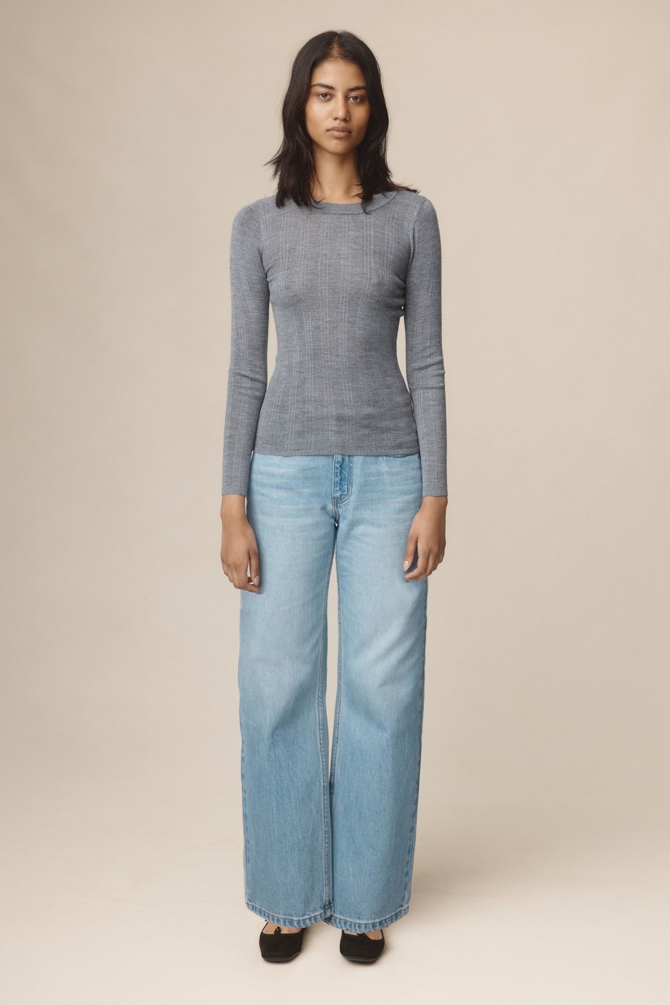 Marle | Ana Top | Soft Charcoal | Palm Boutique