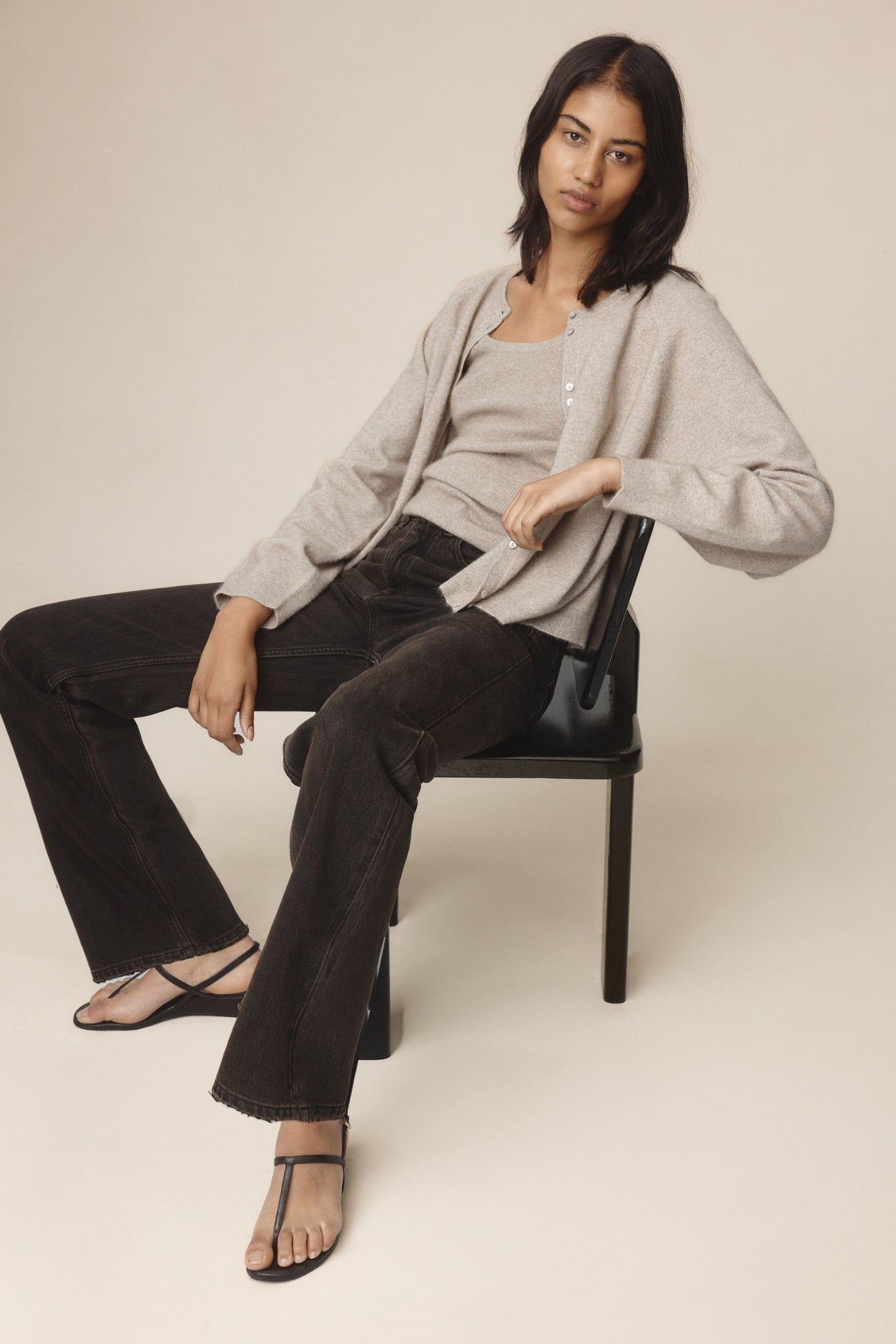 Marle | Babette Cardigan | Buff | Palm Boutique