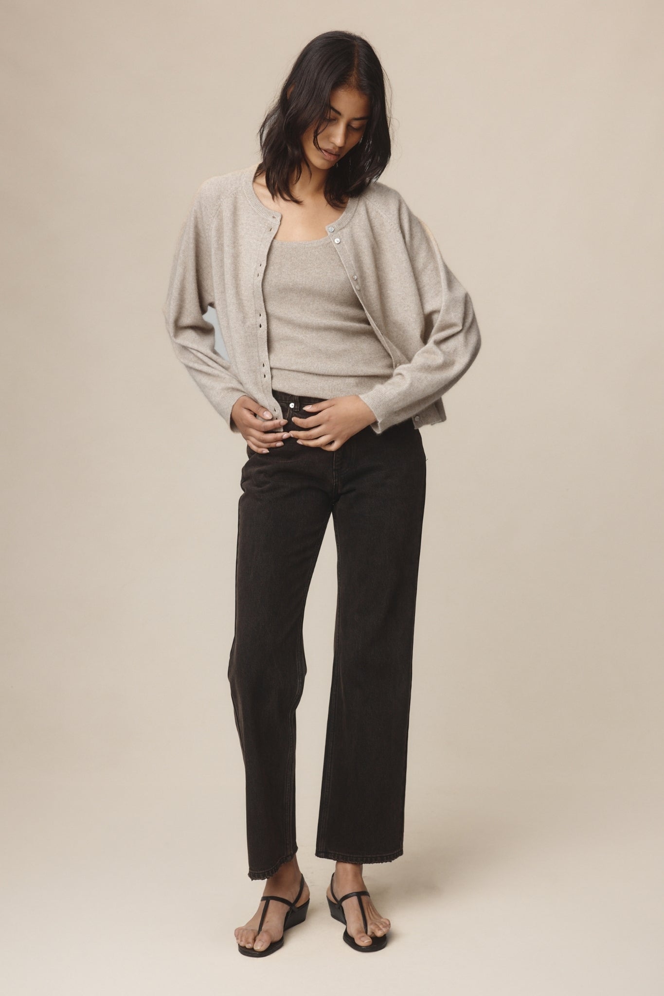Marle | Babette Cardigan | Buff | Palm Boutique