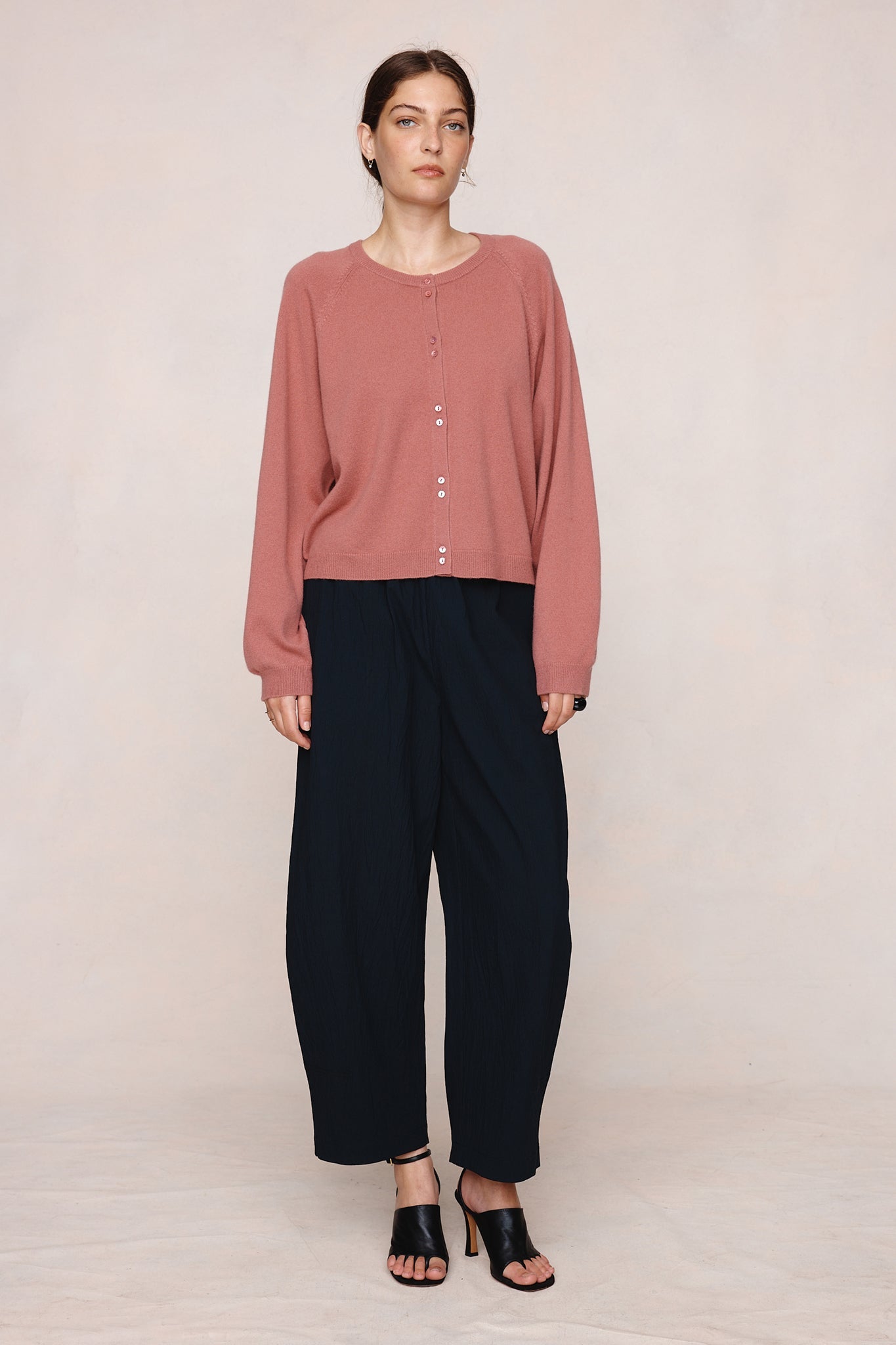 Marle | Babette Cardigan | Rosewood | Palm Boutique