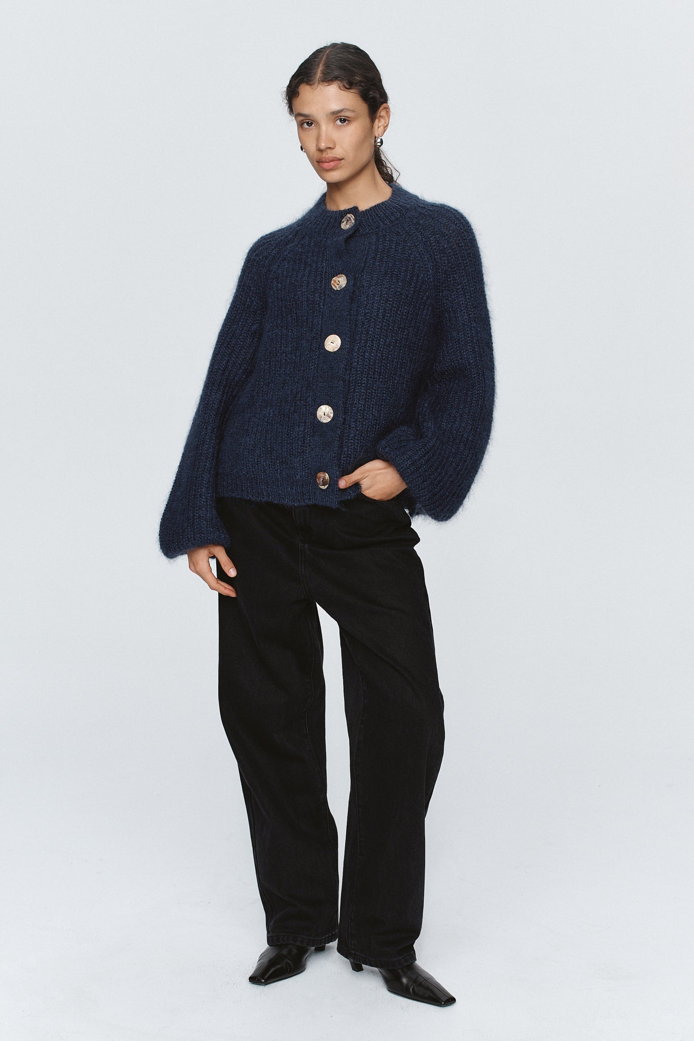 Marle | Cait Cardigan | Navy | Palm Boutique