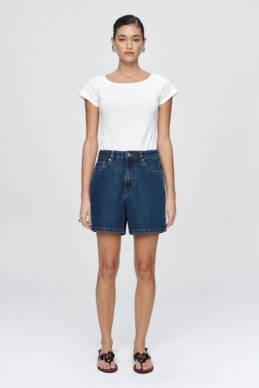 Marle | Classic Jean Short | Classic Blue | Palm Boutique