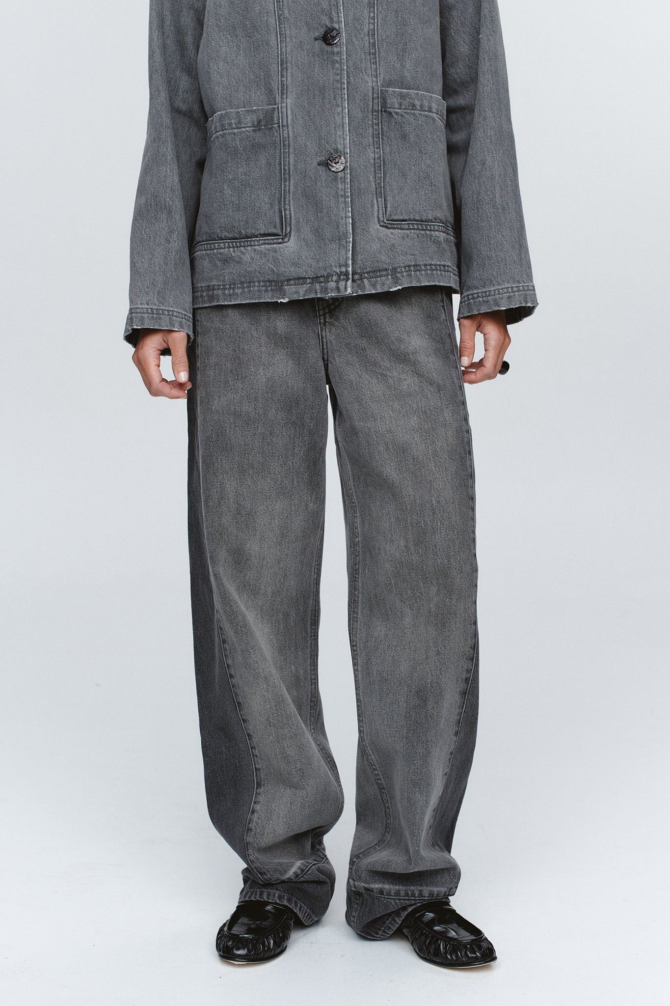 Marle | Cropped Pea Jacket | Stone | Palm Boutique