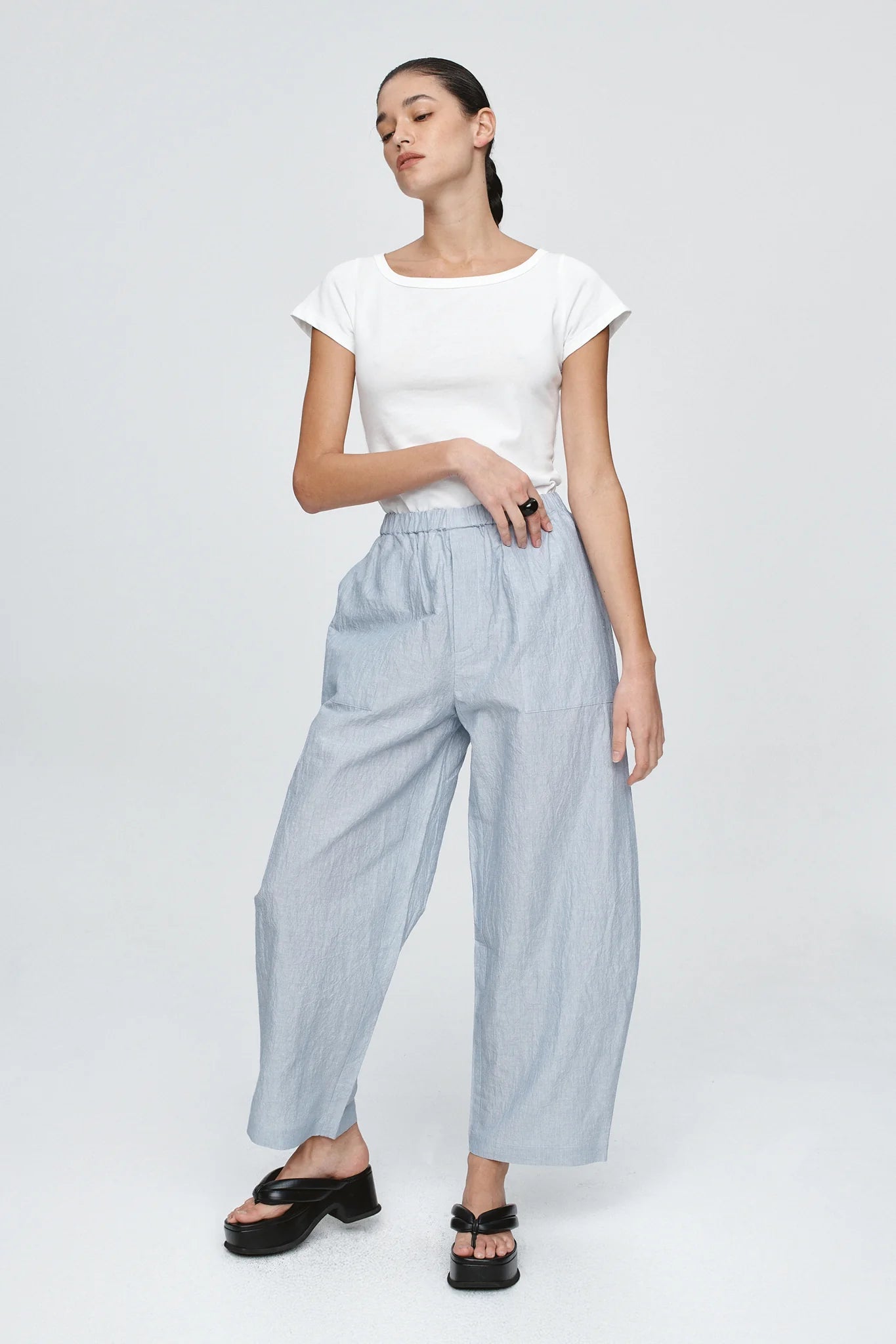 Marle | Ellidy Pant | Bleu Stripe | Palm Boutique