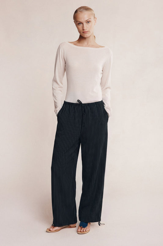 Marle | Fatima Pant | Black Pin Stripe | Palm Boutique