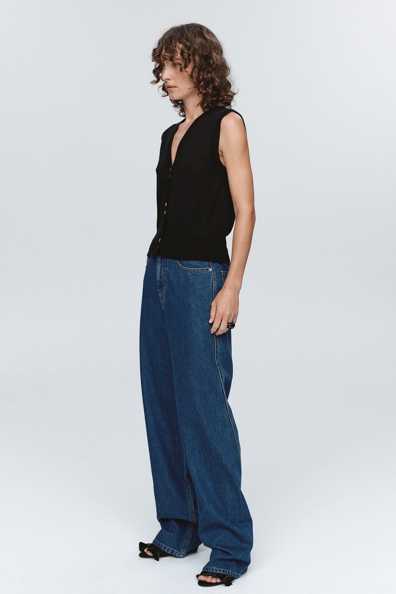 Marle | Foundations Vest | Black | Palm Boutique