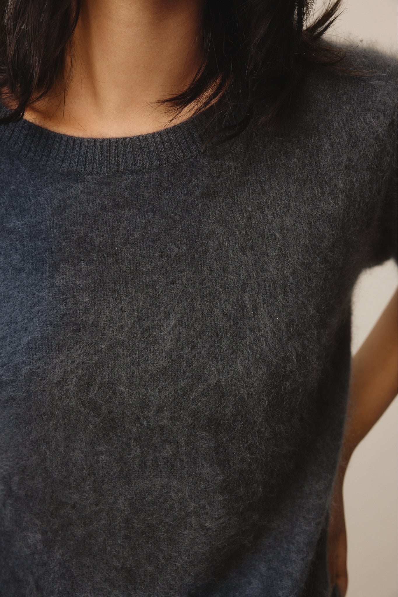 Marle | Hera Top Brushed Cashmere | Starling | Palm Boutique