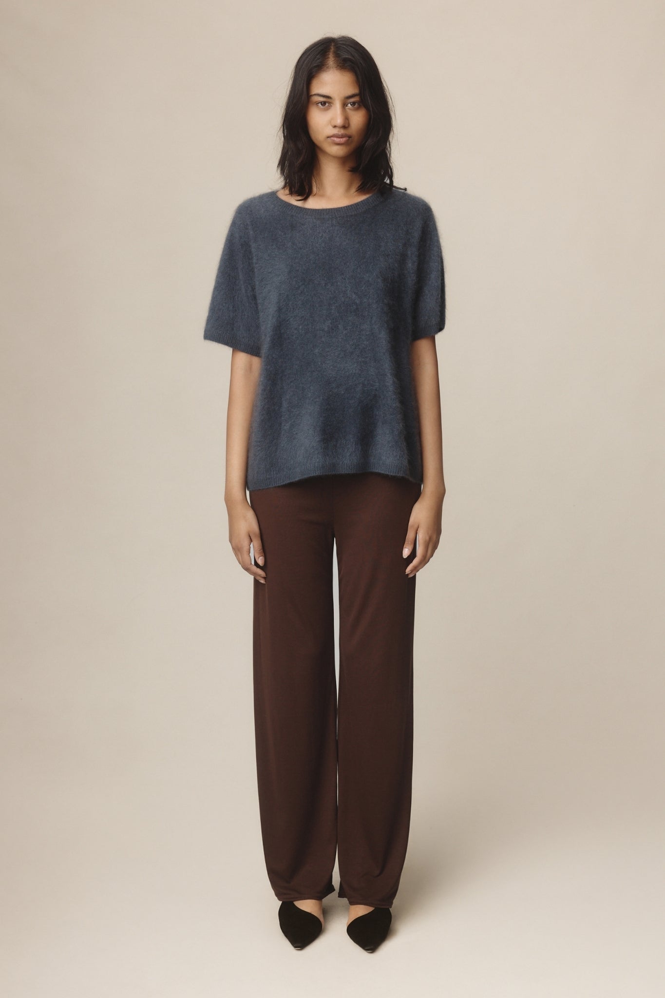 Marle | Hera Top Brushed Cashmere | Starling | Palm Boutique