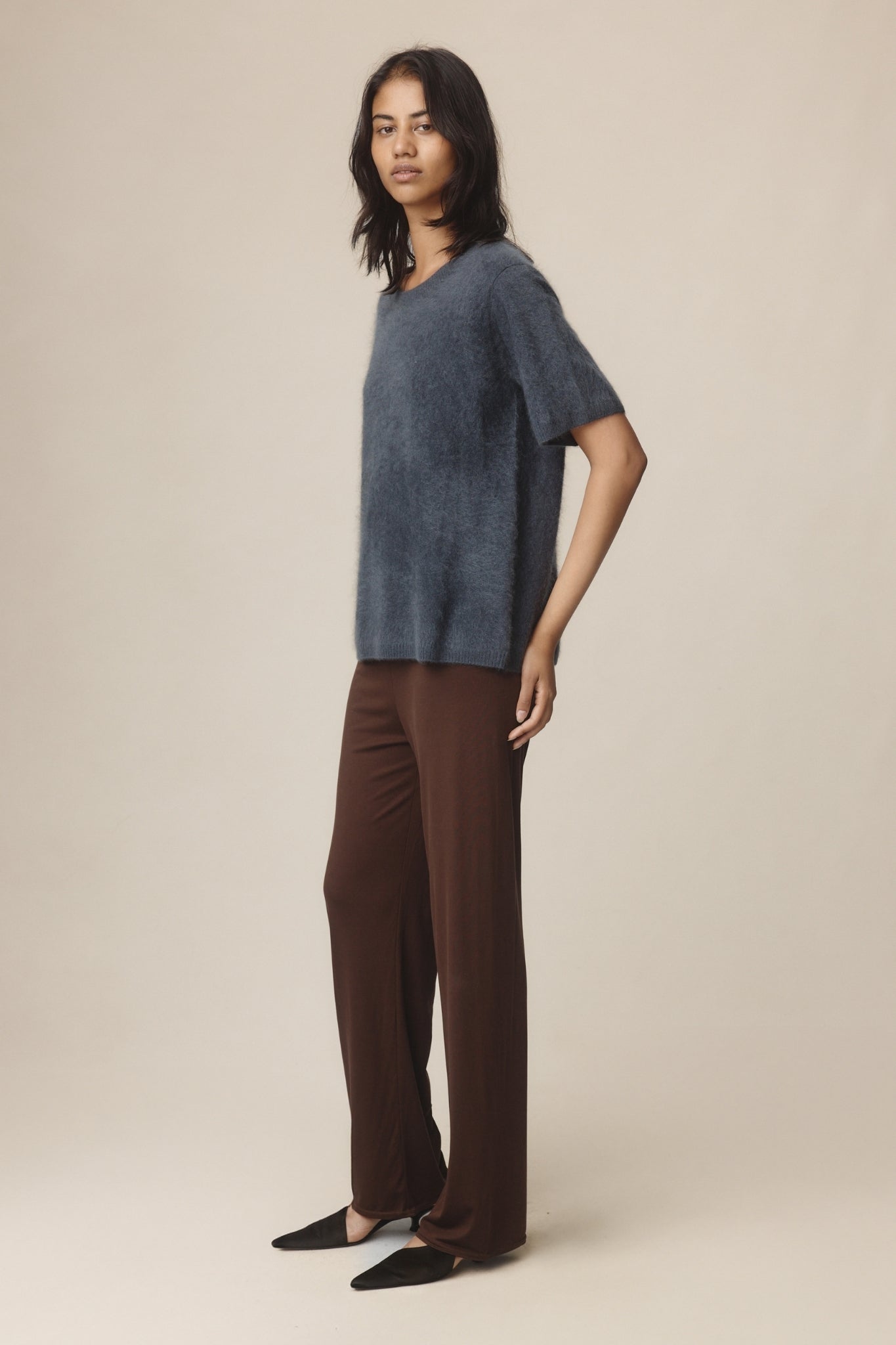 Marle | Hera Top Brushed Cashmere | Starling | Palm Boutique