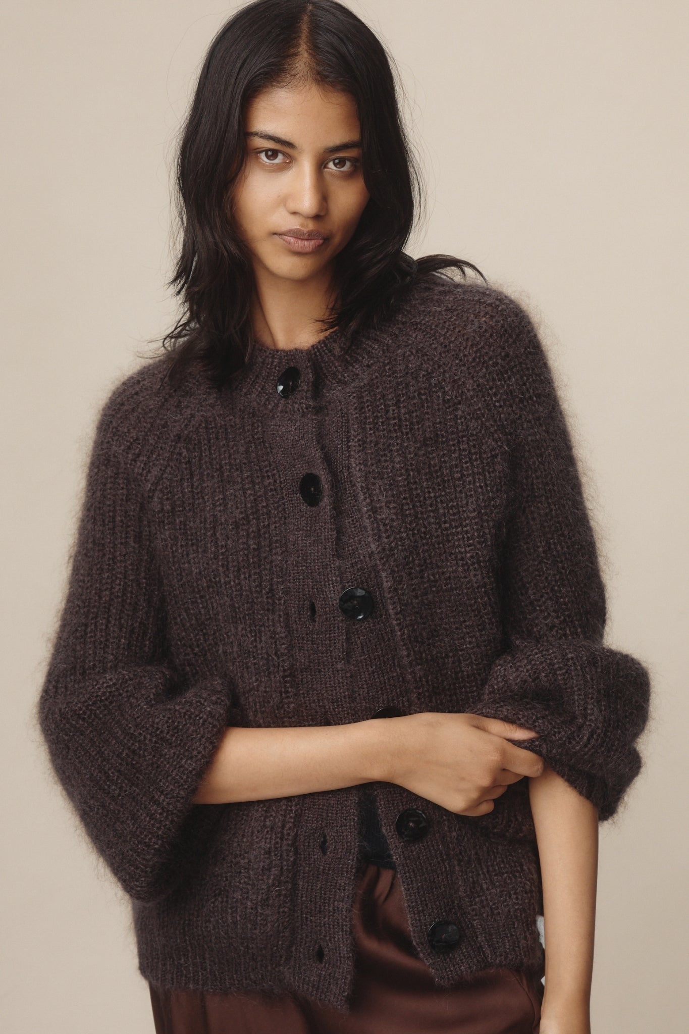 Marle | Jasper Cardigan | Tapenade | Palm Boutique