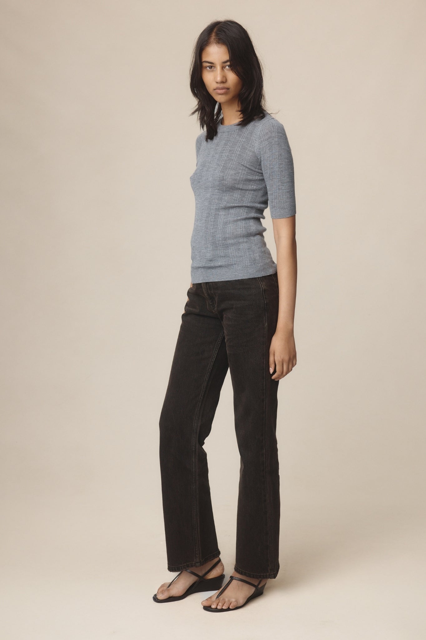 Marle | Layla Tee | Soft Charcoal | Palm Boutique
