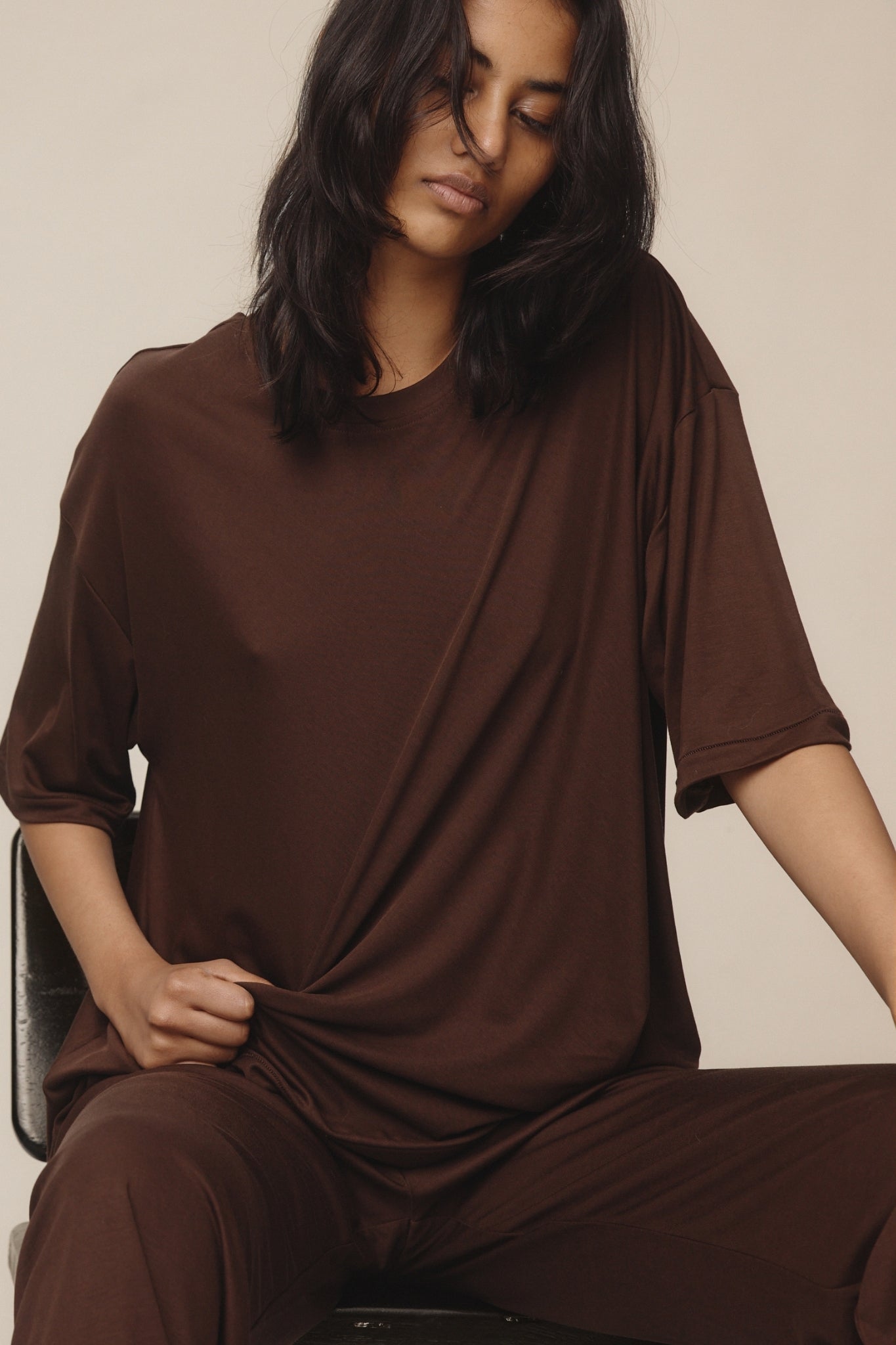 Marle | Martien Tee | Chestnut | Palm Boutique