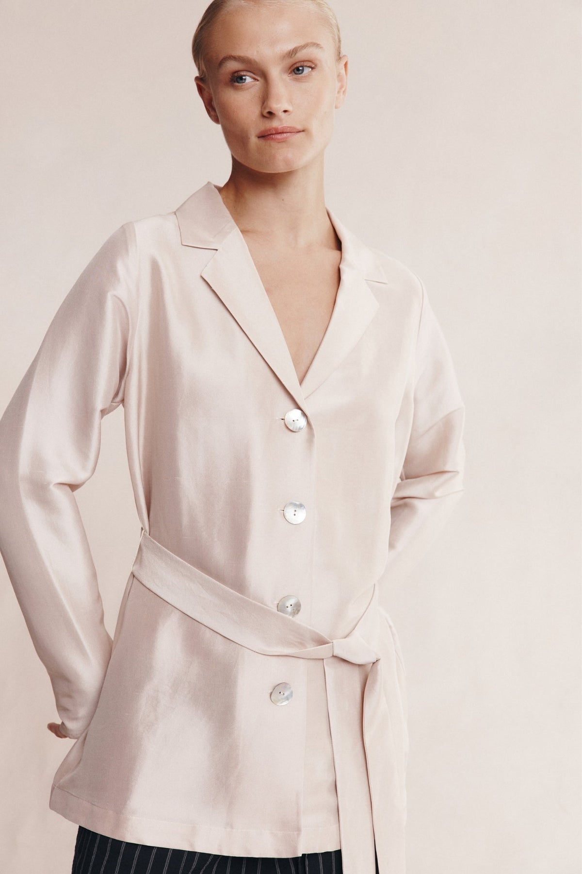 Marle | Miro Shirt | Pearl | Palm Boutique