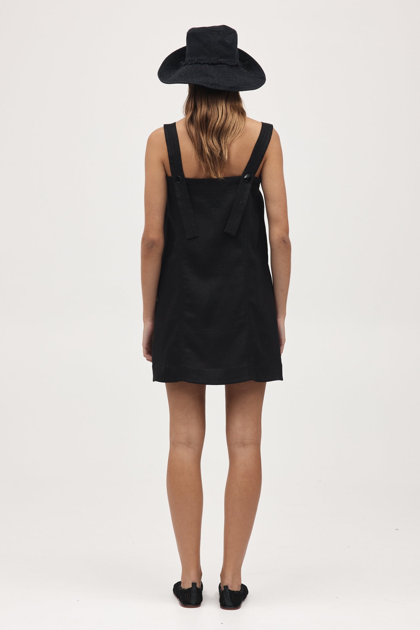 Marle | Nonna Hat (hemmed brim) | Black | Palm Boutique