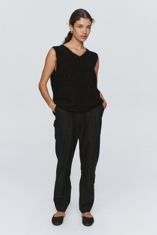 Marle | Nya Vest | Black | Palm Boutique