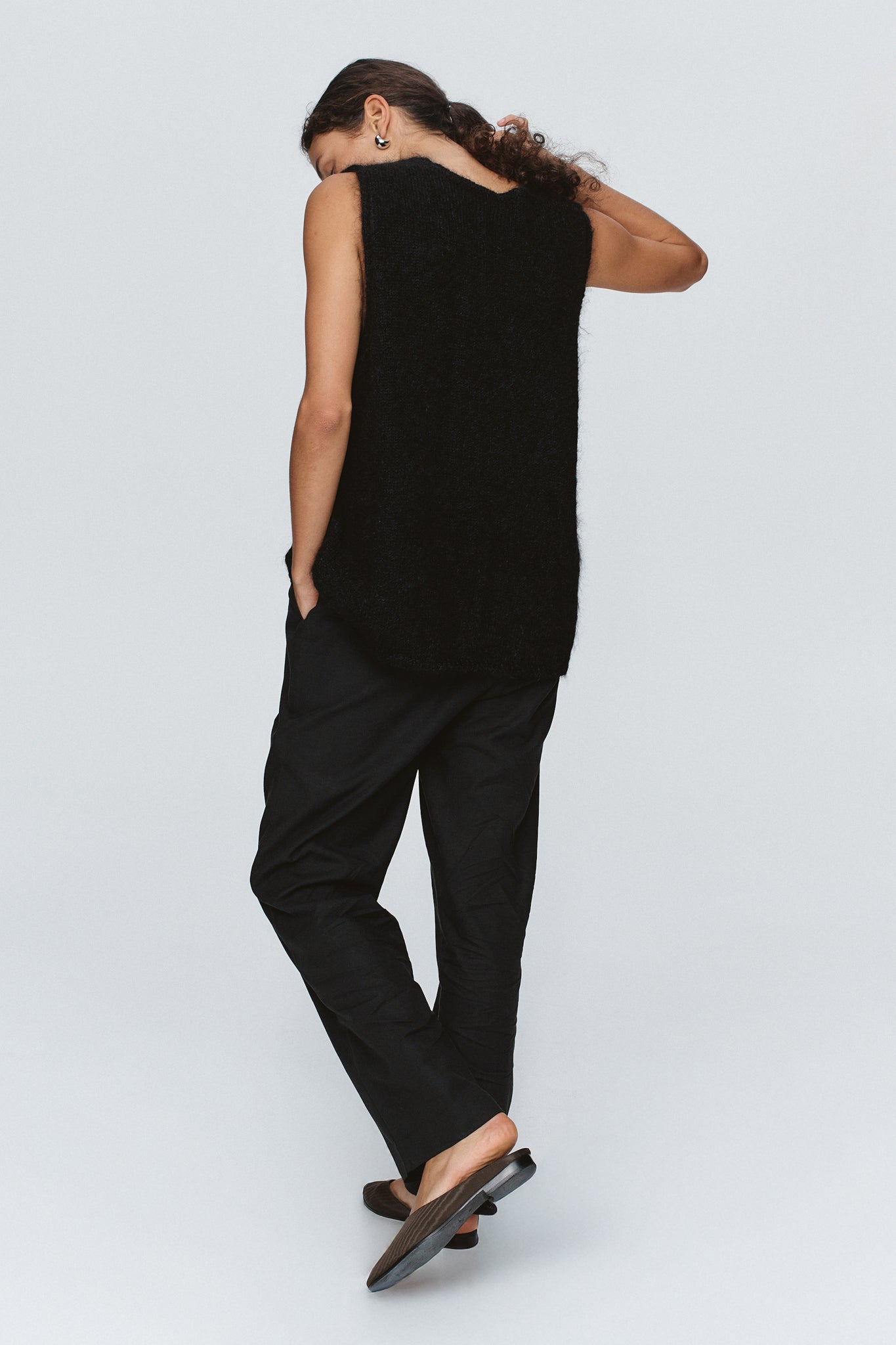 Marle | Nya Vest | Black | Palm Boutique