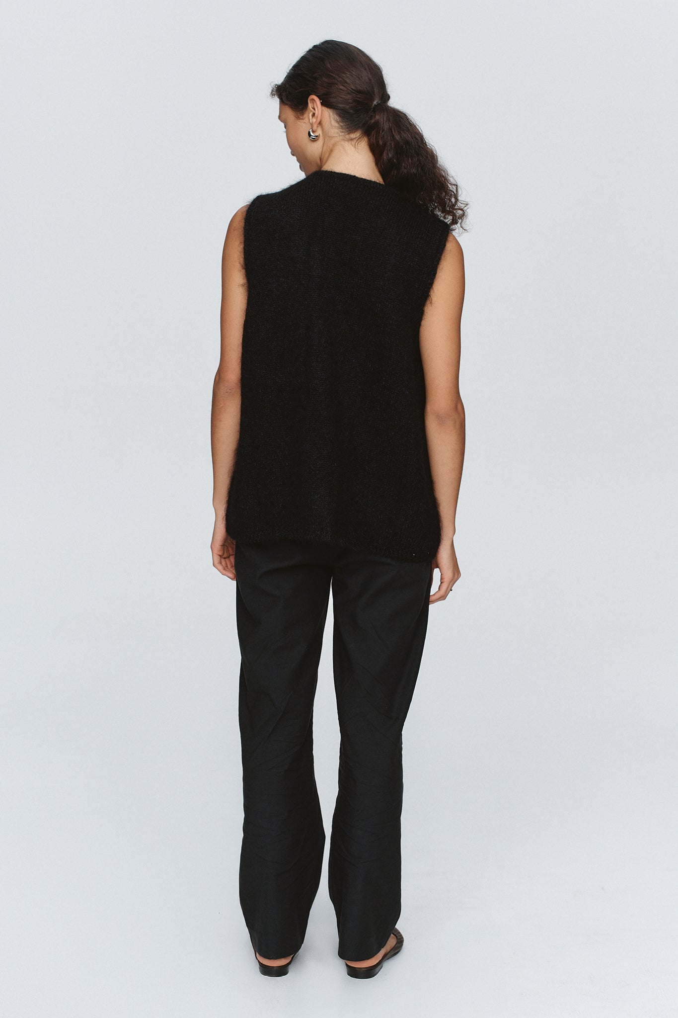 Marle | Nya Vest | Black | Palm Boutique