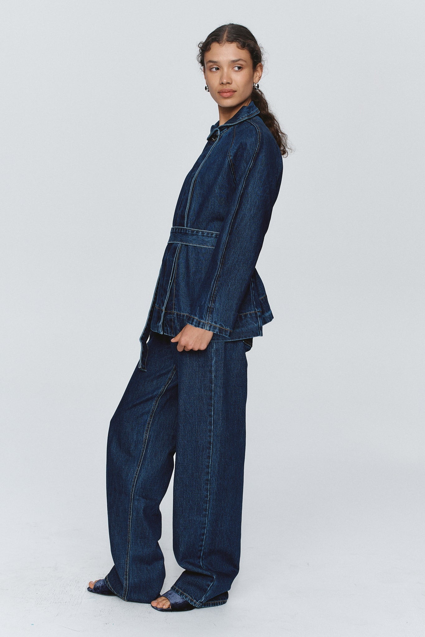Marle | Oda Jacket | Washed Indigo | Palm Boutique