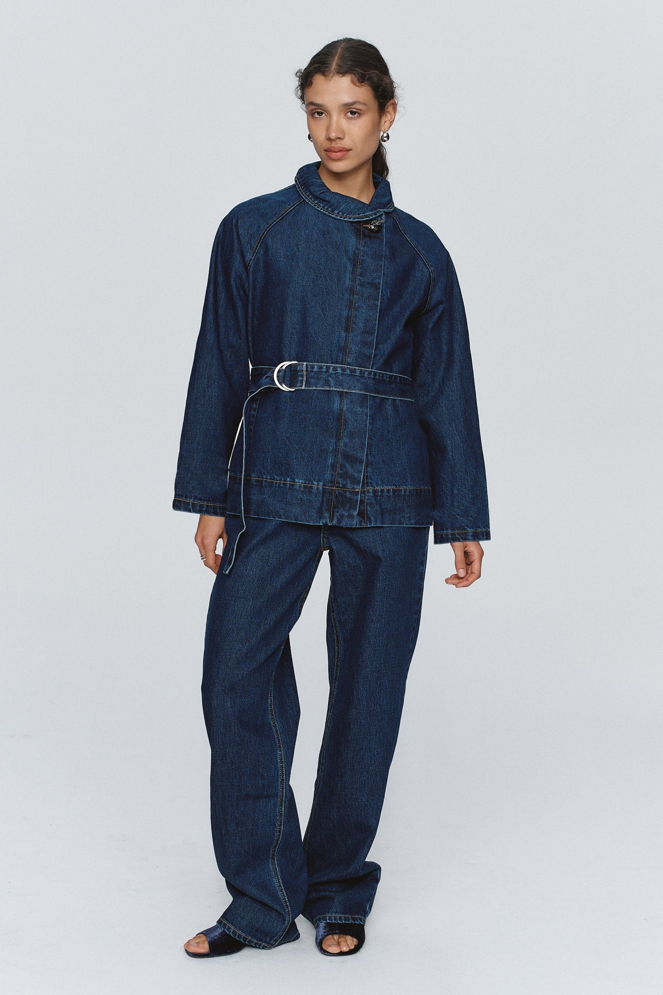 Marle | Oda Jacket | Washed Indigo | Palm Boutique