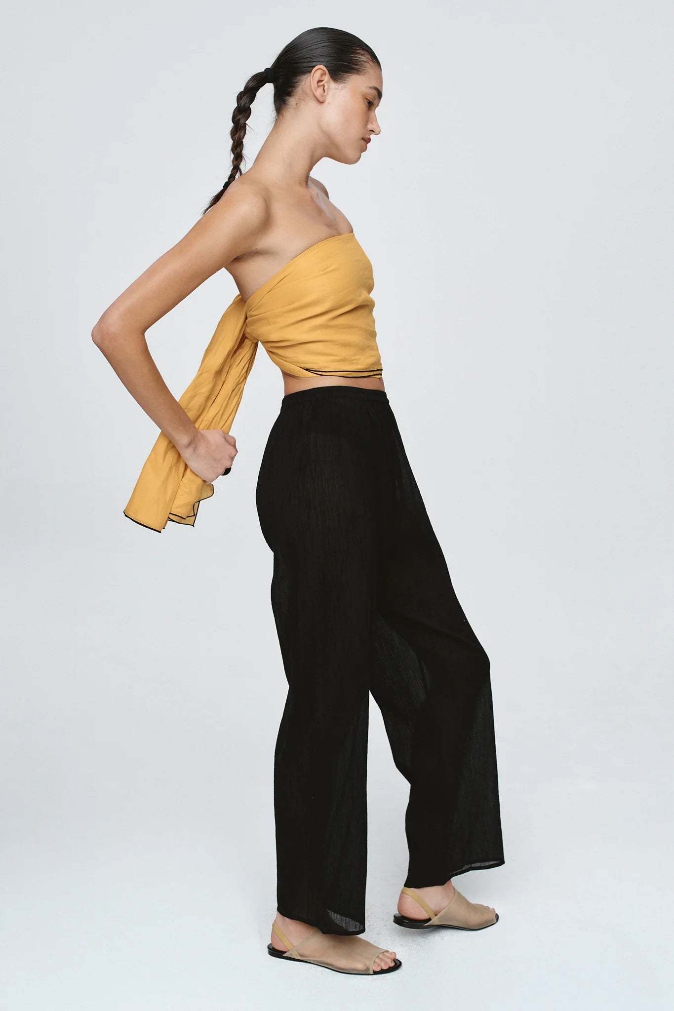 Marle | Renee Pant | Black Crinkle | Palm Boutique