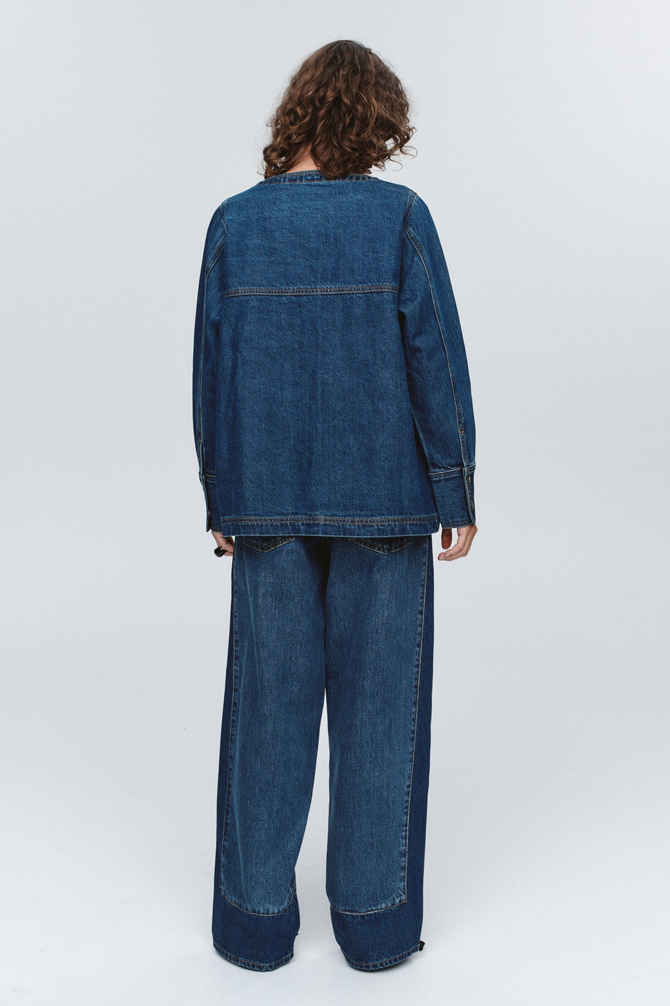 Marle | Seam Shirt | Washed Indigo | Palm Boutique