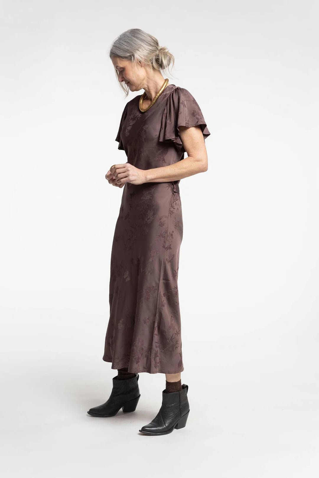 New Lands | Devon Dress | Graphite | Palm Boutique